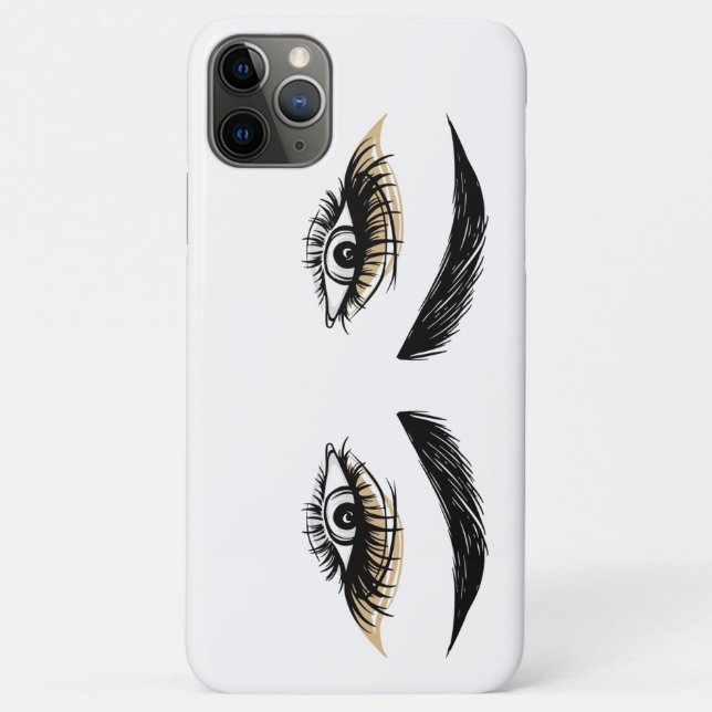 Hübsche Augen Schönheitssalon Makeup Eyelashes Las Case-Mate iPhone Hülle (Rückseite)