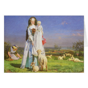 Hübsche Baa Lambs von Ford Madox Brown