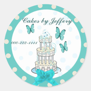 Hübsche Bäckereikleber Runder Aufkleber