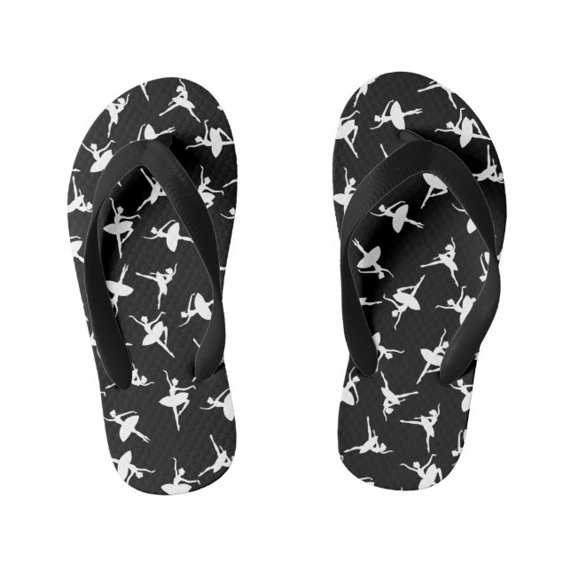 Hübsche Ballerina-Flip-Flops Kinderbadesandalen (Fußbett)