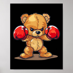 Hübsche Bärenkostüme für Boxliebhaber Poster