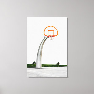 Hübsche Basketballarmatur Leinwanddruck