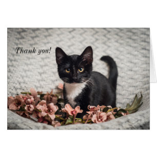 Hübsche Bella Rose Dankeschön Karte