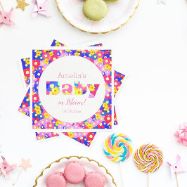 Hübsche BläserBaby-Dusche Serviette