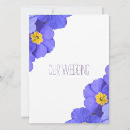 Hübsche blaue Blume Christlich, religiös Einladung