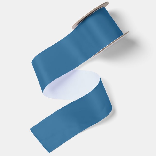 Hübsche blaue Brautparty Satinband (Rückseite)