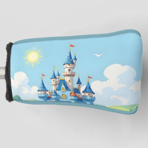 Hübsche blaue und weiße Burg Golf Headcover