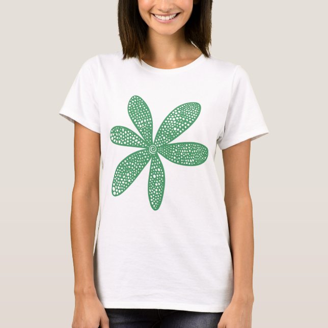 Hübsche Blume - Army Green T-Shirt (Vorderseite)