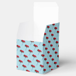 Hübsche Blume Blumenmohn Geschenkschachtel