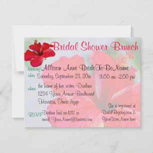Hübsche Blume Brautparty Brunch Einladung