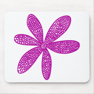 Hübsche Blume - Deep Violet Mousepad