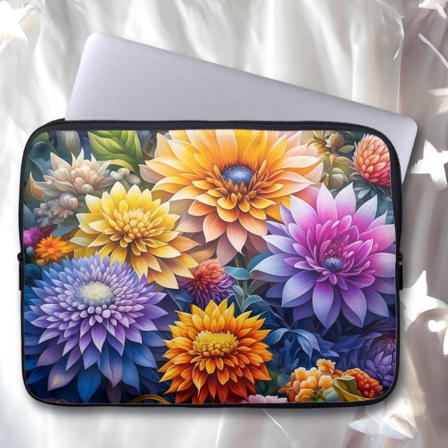 Hübsche Blume Flora und Fauna Kunst Laptopschutzhülle (Von Creator hochgeladen)