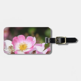 hübsche Blume für die wilde Rose Gepäckanhänger