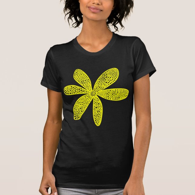 Hübsche Blume - Gelb T-Shirt (Vorderseite)