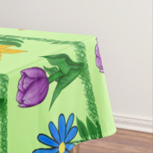 Hübsche Blume Gemustert Tischdecken