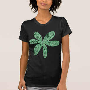 Hübsche Blume - Grüne Fades T-Shirt