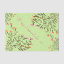 Hübsche Blume Herzklopfteppich Seidenpapier