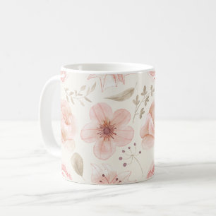 Hübsche Blume Kaffeetasse