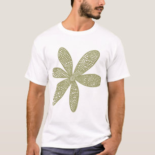 Hübsche Blume - Khaki T-Shirt
