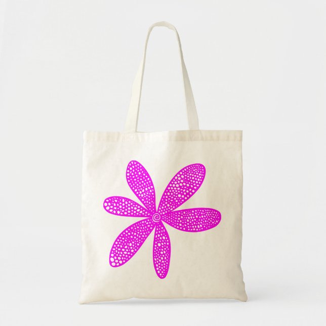 Hübsche Blume - Magenta Tragetasche (Vorne)