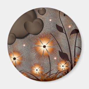 Hübsche Blume Magnet