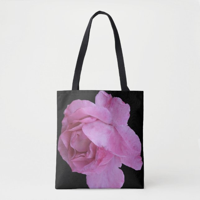 Hübsche Blume mit rosa Rose boho modische Kunst (Vorderseite)