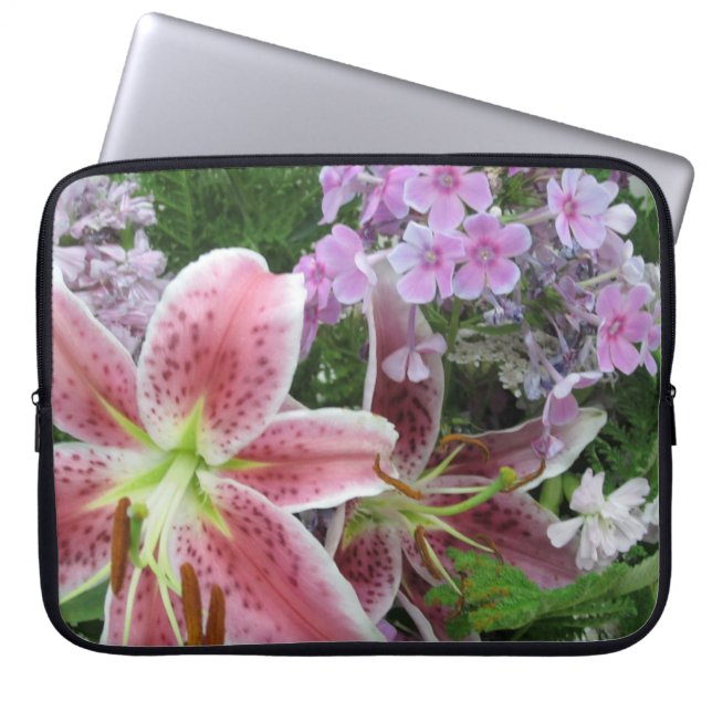 Hübsche Blume Notebook-Sieb Laptopschutzhülle (Vorderseite)