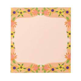 Hübsche Blume Notizblock