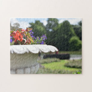 Hübsche Blume Planter Kew Gardens London Vereinigt Puzzle