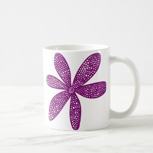 Hübsche Blume - Plum Kaffeetasse