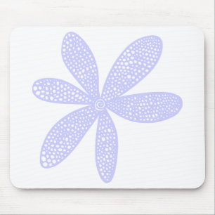 Hübsche Blume - Pulver blau Mousepad