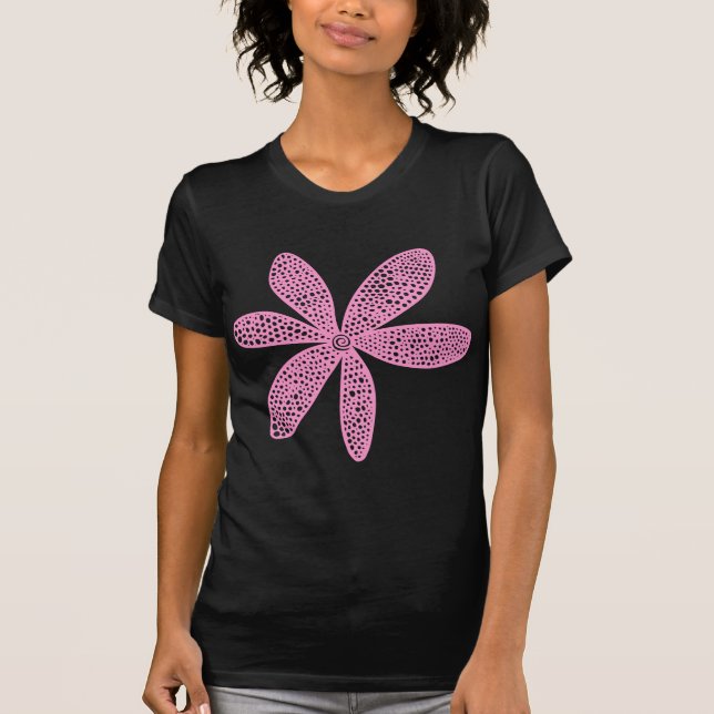 Hübsche Blume - Rosa T-Shirt (Vorderseite)