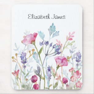 Hübsche Blume und Berries Mousepad