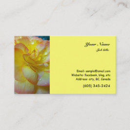 hübsche Blume Visitenkarte