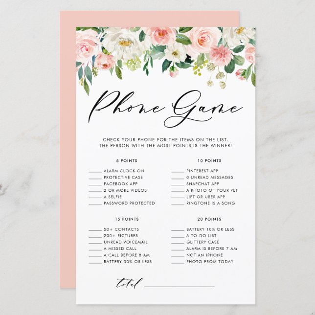 Hübsche Blume Was ist auf deinem Handy-Duschspiel?