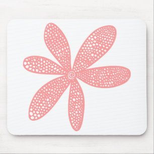 Hübsche Blume - Weichrosa Mousepad
