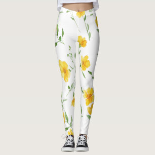 Hübsche Blumen Bunte YOGA Leggings