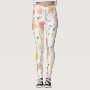 Hübsche Blumen Bunte YOGA Leggings
