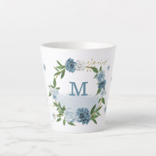 hübsche Blumen Milchtasse