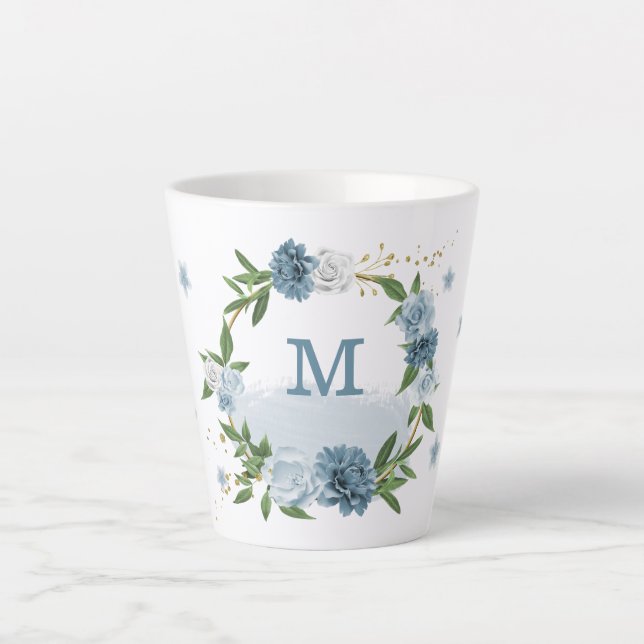 hübsche Blumen Milchtasse (Vorderseite)