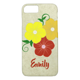 Hübsche Blumendarstellung Case-Mate iPhone Hülle