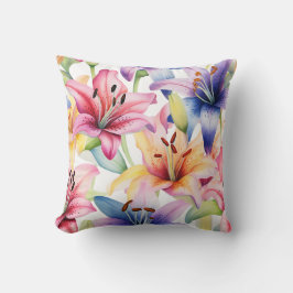 Hübsche Blumendekoration auffallend Kissen