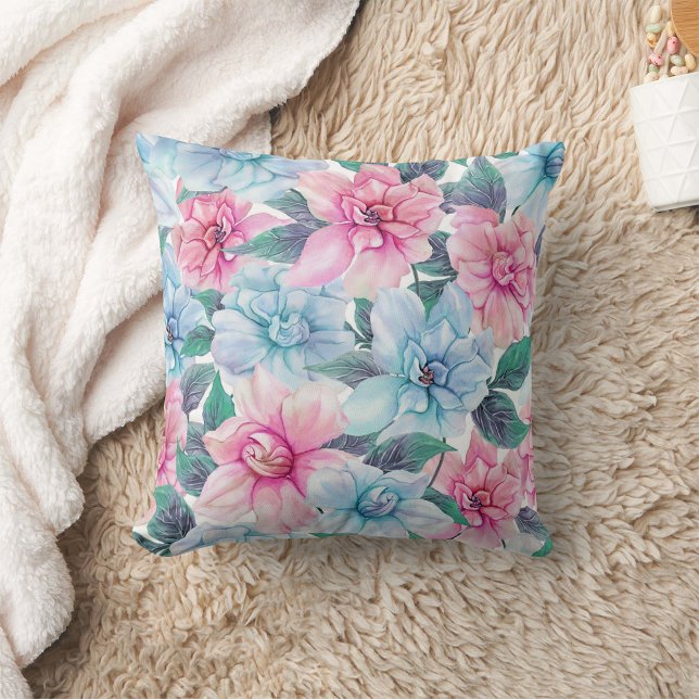 Hübsche Blumendekoration auffallend Kissen (Von Creator hochgeladen)