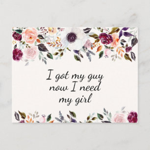 Hübsche Blumenüberdachungskarte Postkarte