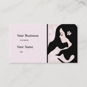 Hübsche "Blush Beauty Business Card" Visitenkarte