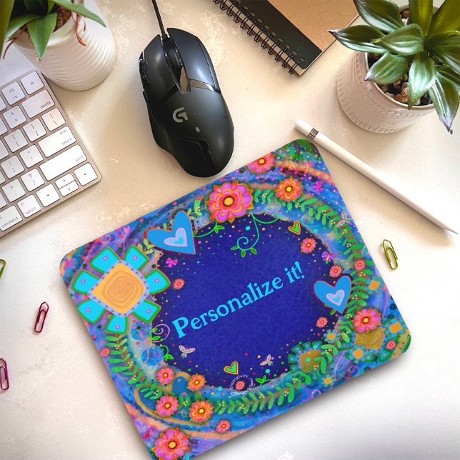 Hübsche Blüten Personalisierte Inspiritivität Mousepad (Von Creator hochgeladen)