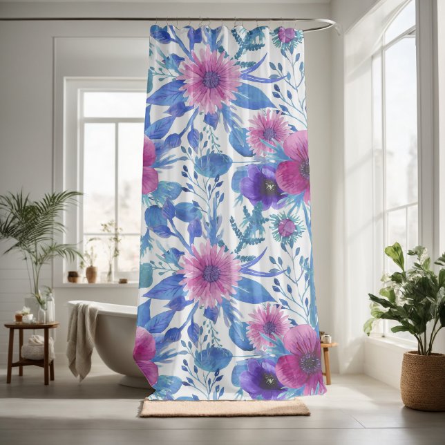 Hübsche Blütenblüte dekorativ, auffallend Duschvorhang (Von Creator hochgeladen)
