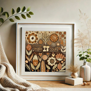 Hübsche Blütenvielfalt macht es zu einer Kostenvor Poster