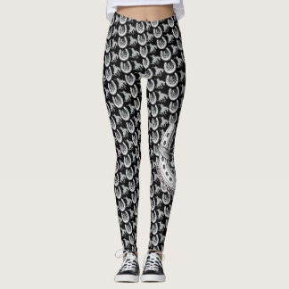 Hübsche böse Damen - Schädel SR19 u. Broncs Leggings