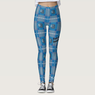 Hübsche böse "Sirene-karierte" Leggings